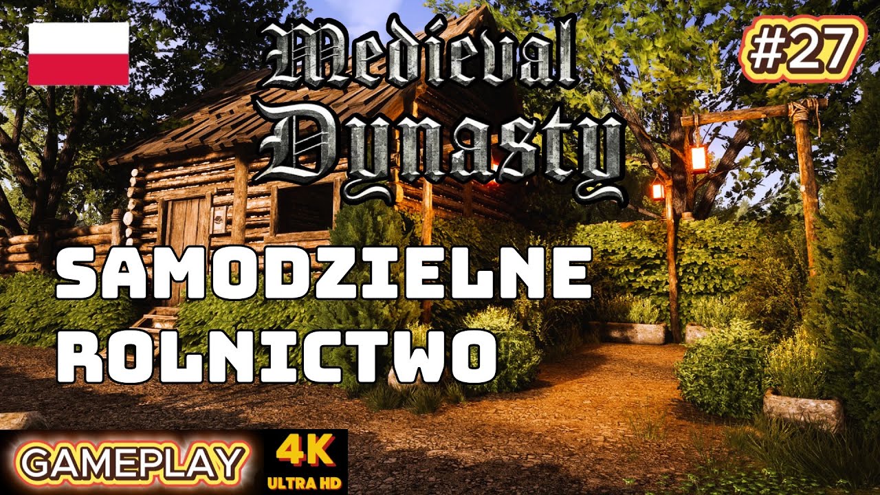 Medieval Dynasty PL - odc. 27 🪶 Hodowla gęsi, nowi mieszkańcy, rolnicy w akcji! | Gameplay po Polsku