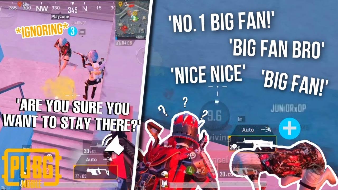When random teammates turn into fans suddenly | PUBG Mobile