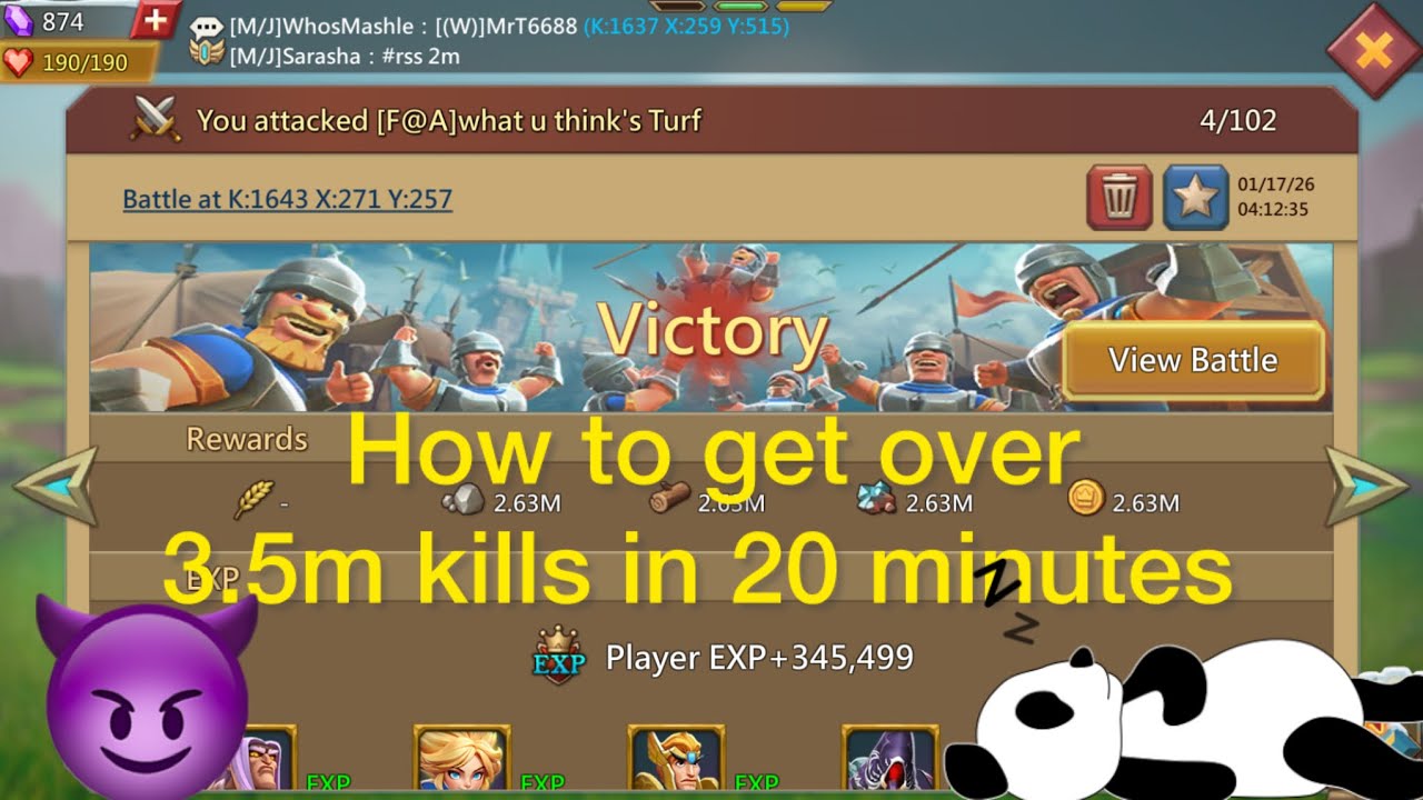 3.5+ million kills in 20 minutes #lordsmobile #gaming 