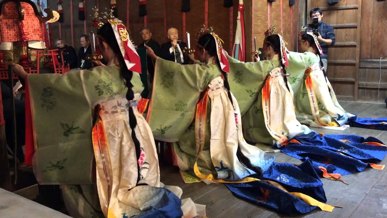 朝倉神社 秋祭り 浦安の舞 2015.11.23
