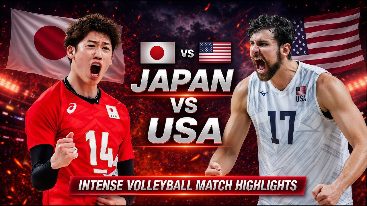 Japan vs USA Semifinal Volleyball Battle | Men's VNL 2026