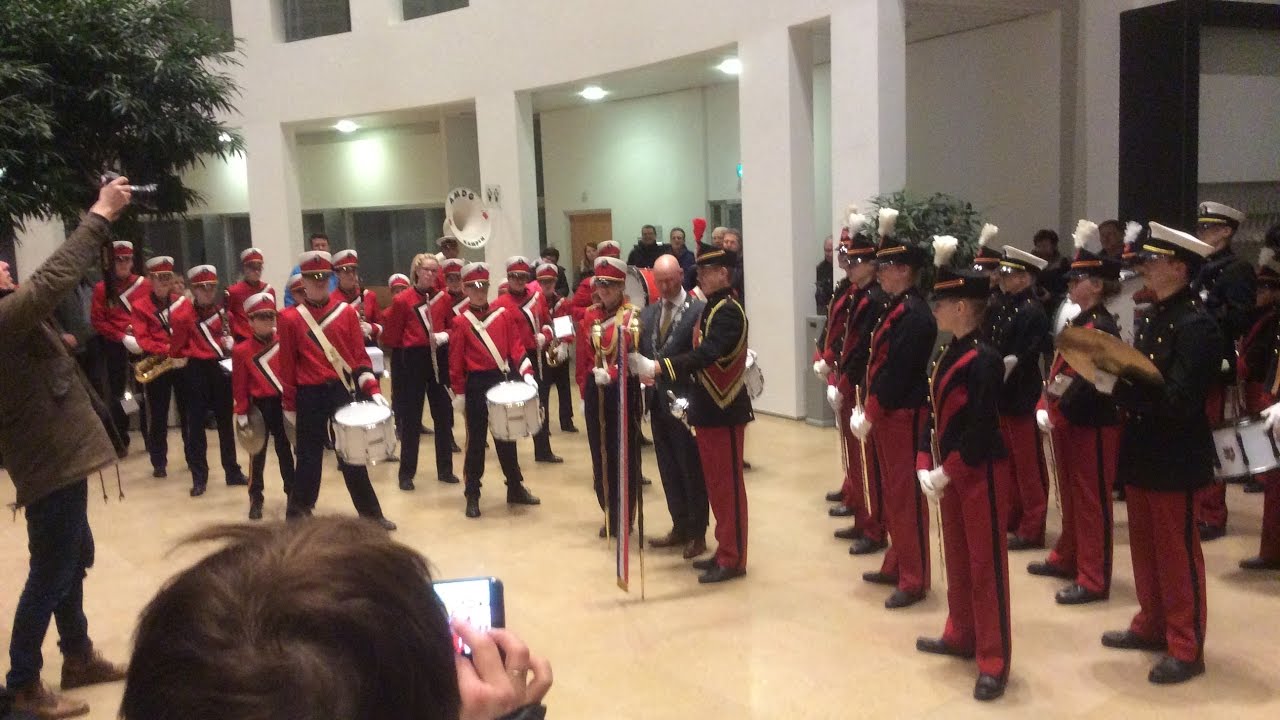 huldiging Jong Oranje en AMDG na groot succes op NK Marching & Music Contest Waalwijk