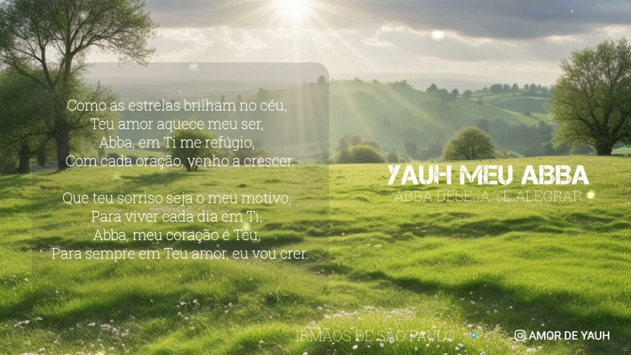 YAUH MEU ABBA, DESEJO TE ALEGRAR