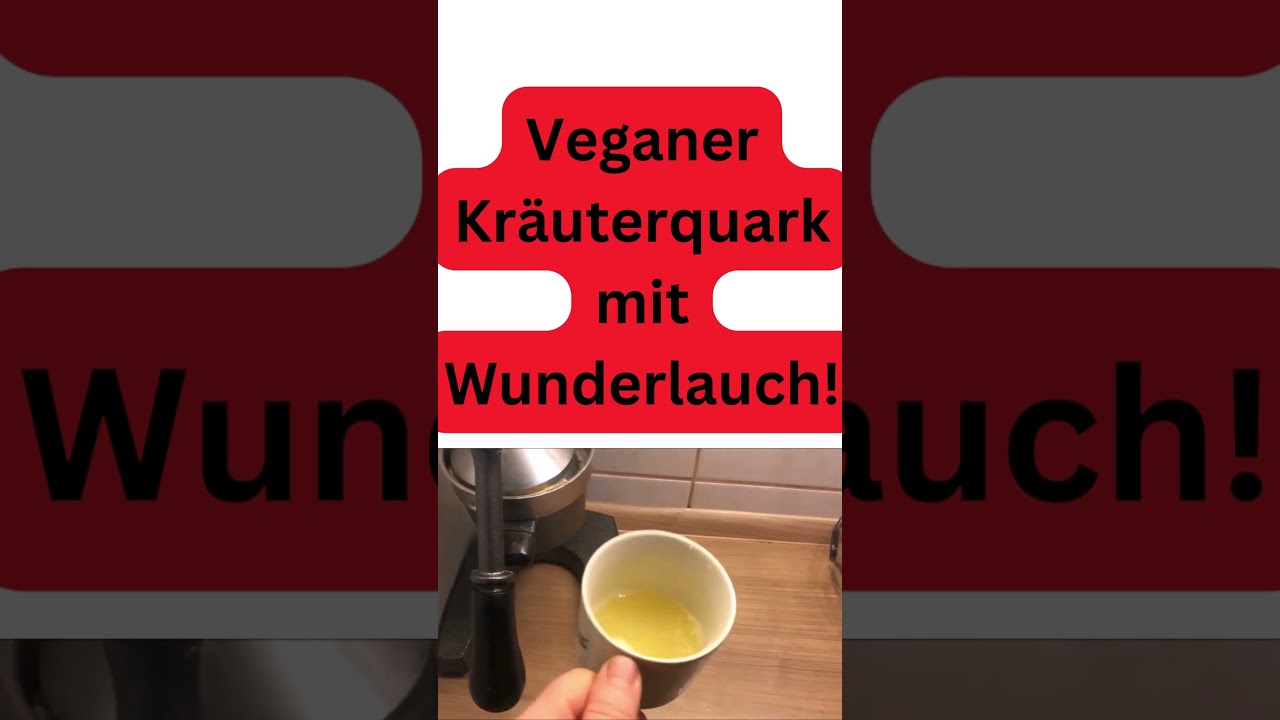 Veganer Kr&auml;uterquark mit Wunderlauch! #kochenmitmaryam