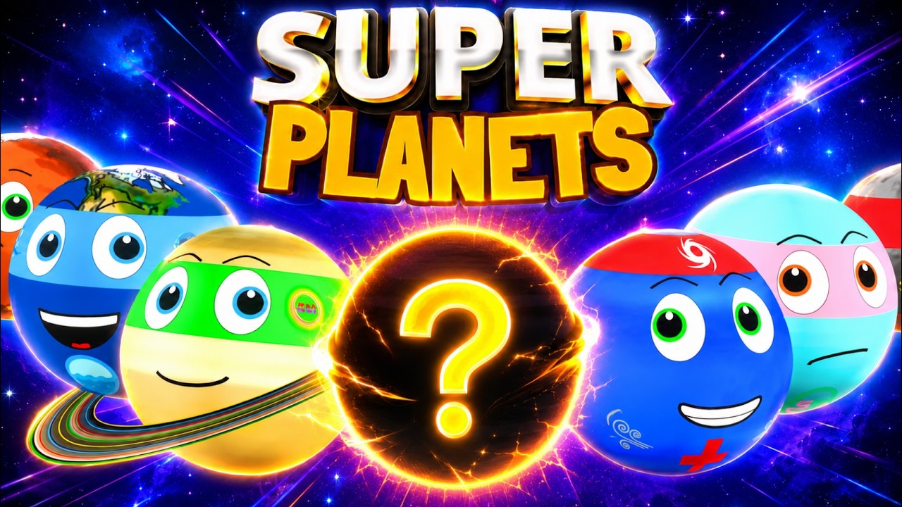 Super Planets: Planets vs Exoplanets | Solar System for Kids | Kids Video