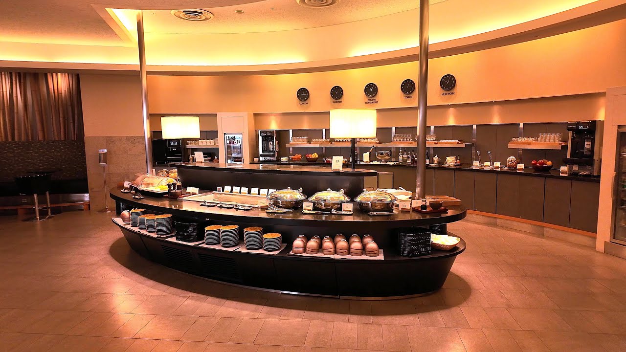 成田空港キャセイラウンジ　貸し切り状態　Cathay Pacific