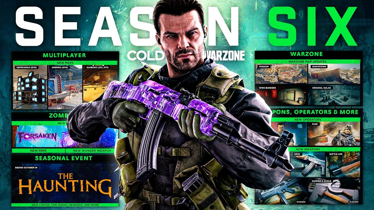 ALL SEASON 6 CONTENT Was Just REVEALED (Huge Map Changes, New Weapons & More - COD Warzone Season 6)