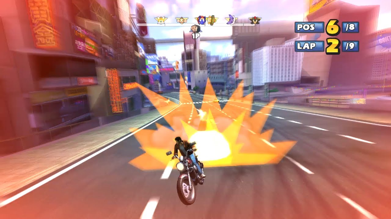 RYO Shibuya Downtown 9 Laps Expert (Request) Sonic & Sega All-Stars Racing