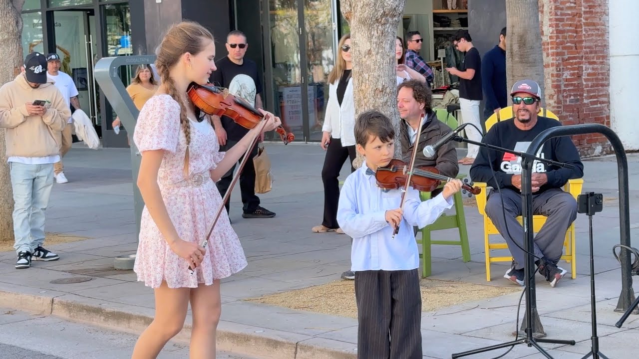 Let It Be - The Beatles | Karolina Protsenko JOINS her 6-years-old brother Leo