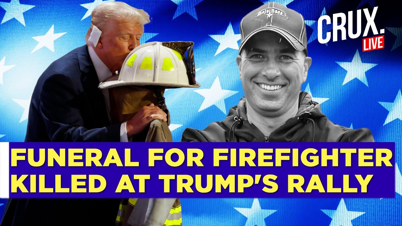 Hundreds At Funeral Of Ex-Fireman Corey Comperatore, After Trump Kisses His Helmet Onstage At RNC