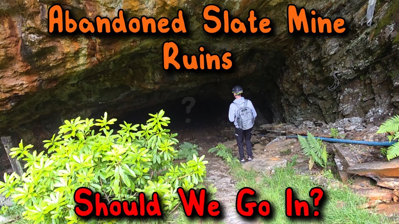 Exploring An Abandoned Welsh Slate Mine