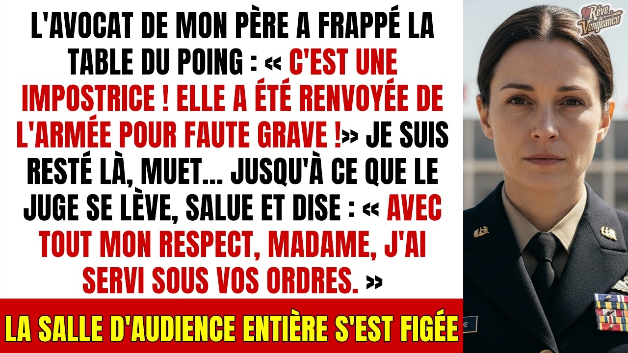 Trahie par sa famille, elle révèle son lourd secret militaire en plein tribunal....