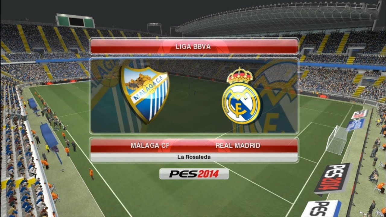 Málaga vs Real Madrid - Liga J28 PES2014