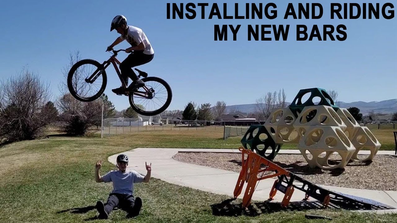 INSTALLING DEITY HIGHSIDE BARS AND TESTING THEM ON THE MTB HOPPER COACH (insane..)