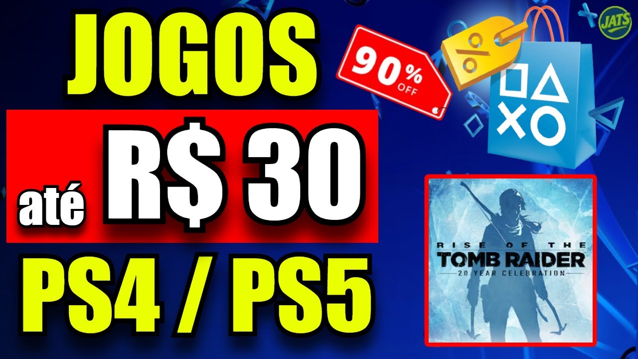 PROMO&Ccedil;&Atilde;O NO PS4 E PS5 !! JOGOS BARATOS AT&Eacute; 20 REAIS NA PROMO&Ccedil;&Atilde;O DE F&Eacute;RIAS PLAYSTATION