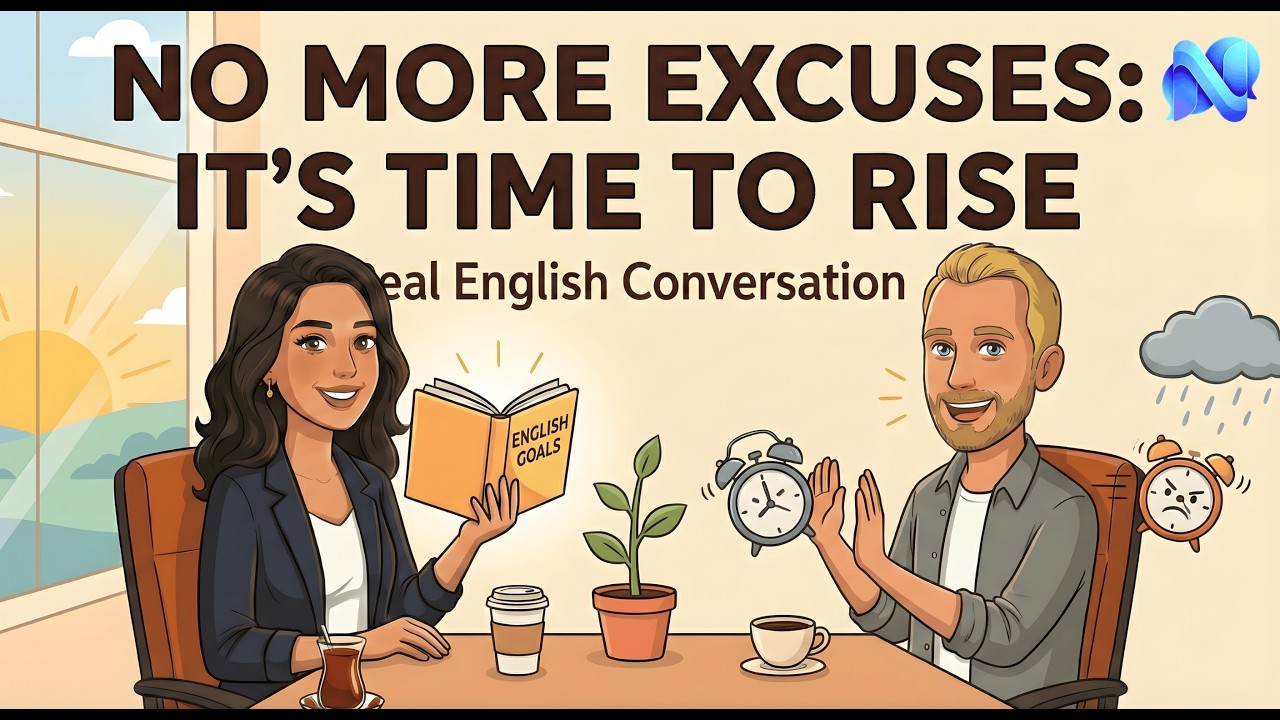 Real English Speaking | No More Excuses: Time to Learn | Natively Podcast