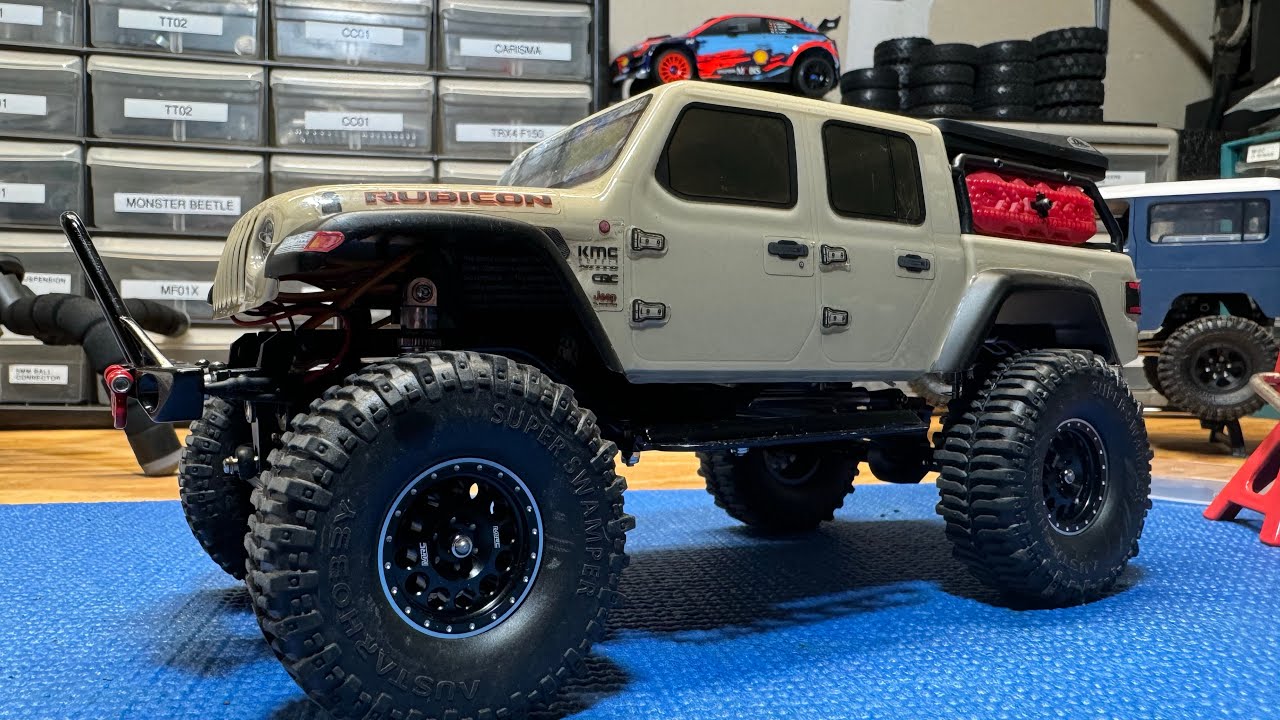 AXIAL SCX24 GLADIATOR- INJORA PROSTEER AXLE INSTALL