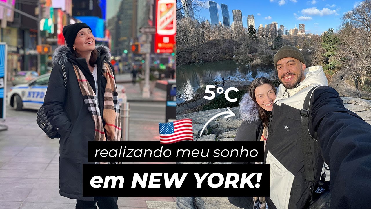 conheci NOVA YORK! realizei meu sonho 😍