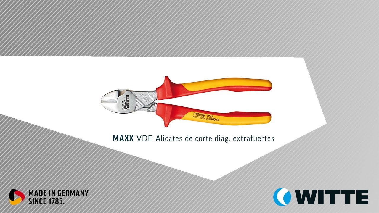 WITTE Tools MAXX VDE Alicates de corte diag. extrafuertes