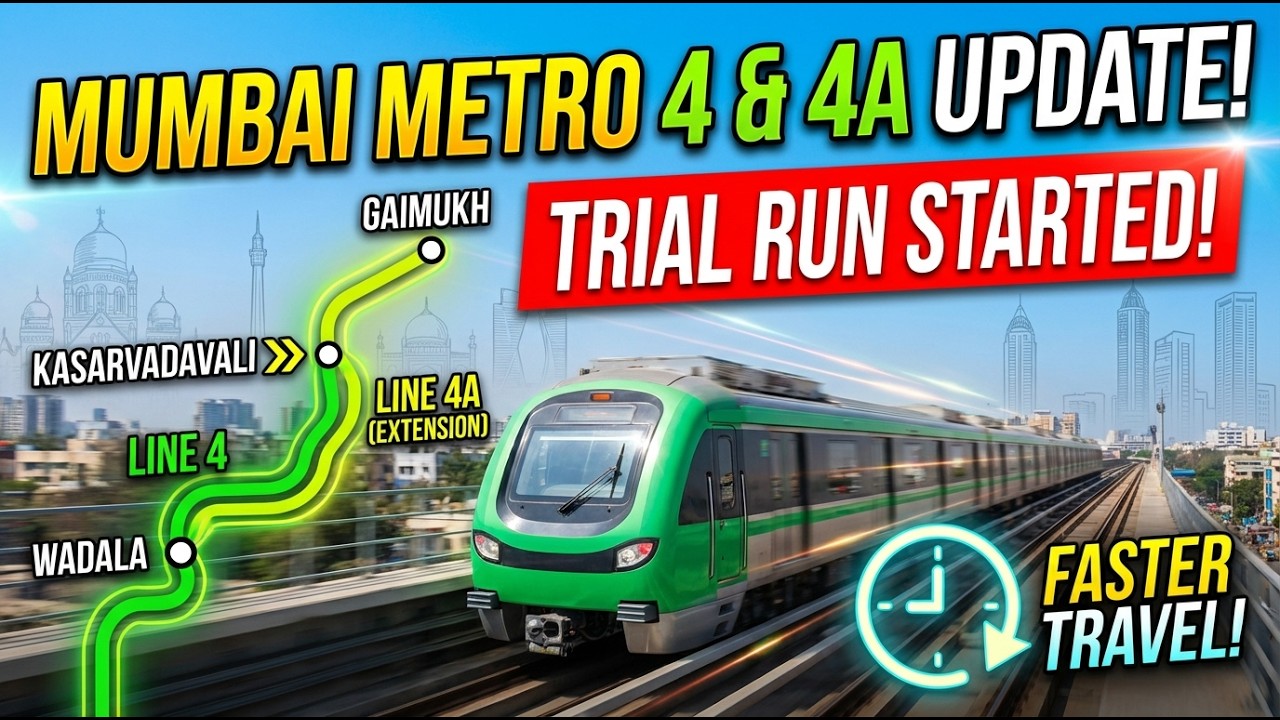 Mumbai Metro Line 4 & 4A Big Update! कब खुलेगी ये मेट्रो? Full Ground Report | Line 4 Phase Opening