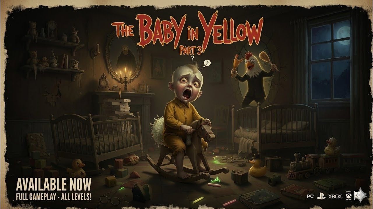 The Baby In Yellow - Gameplay Walkthrough - Night Three Escape - (iOS, Android) Part 3