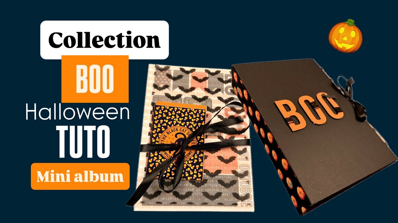 SCRAPBOOKING {HALLOWEEN } Découvrez la nouvelle collection PAPIERS et TUTO MINI ALBUM