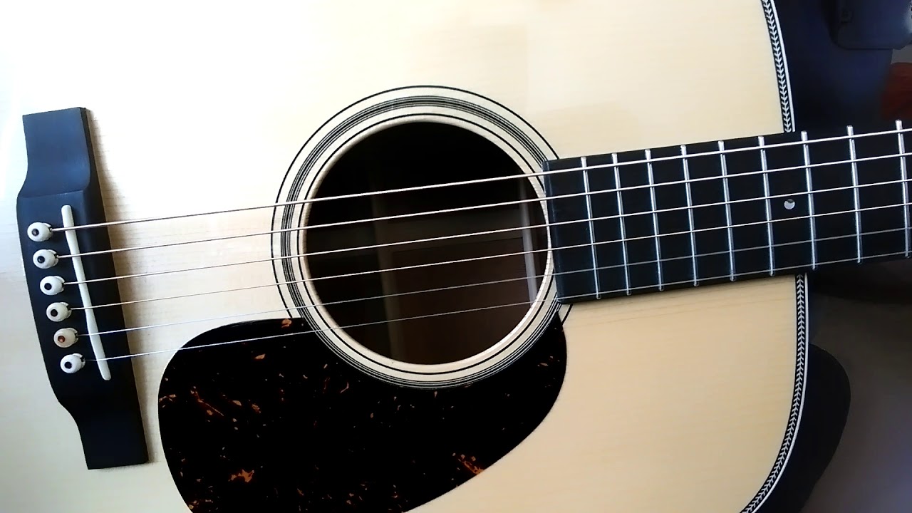 Gary Roberts - Acoustic demo of Martin Outlaw 17 Acoustic Guitar 07-2018