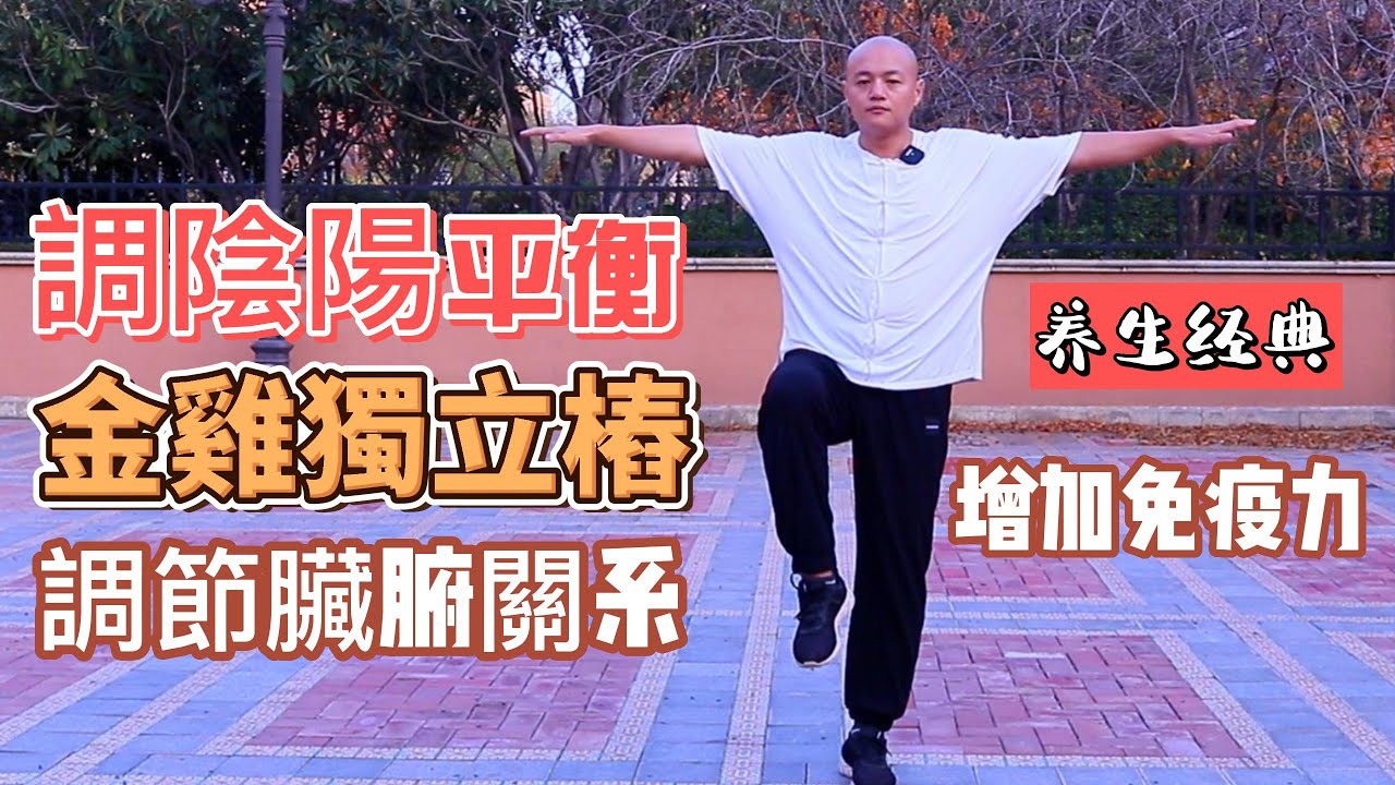 大腦不平衡，身體就會生病，每天站金雞獨立樁鍛煉大腦平衡