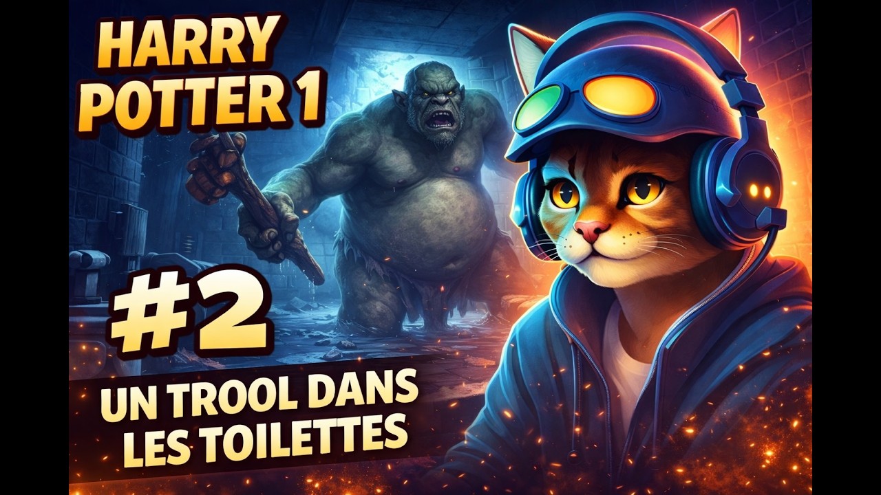 Replay Live – Harry Potter à l’École des Sorciers (pc)  EP 02 Un troll dans les toilettes !!!