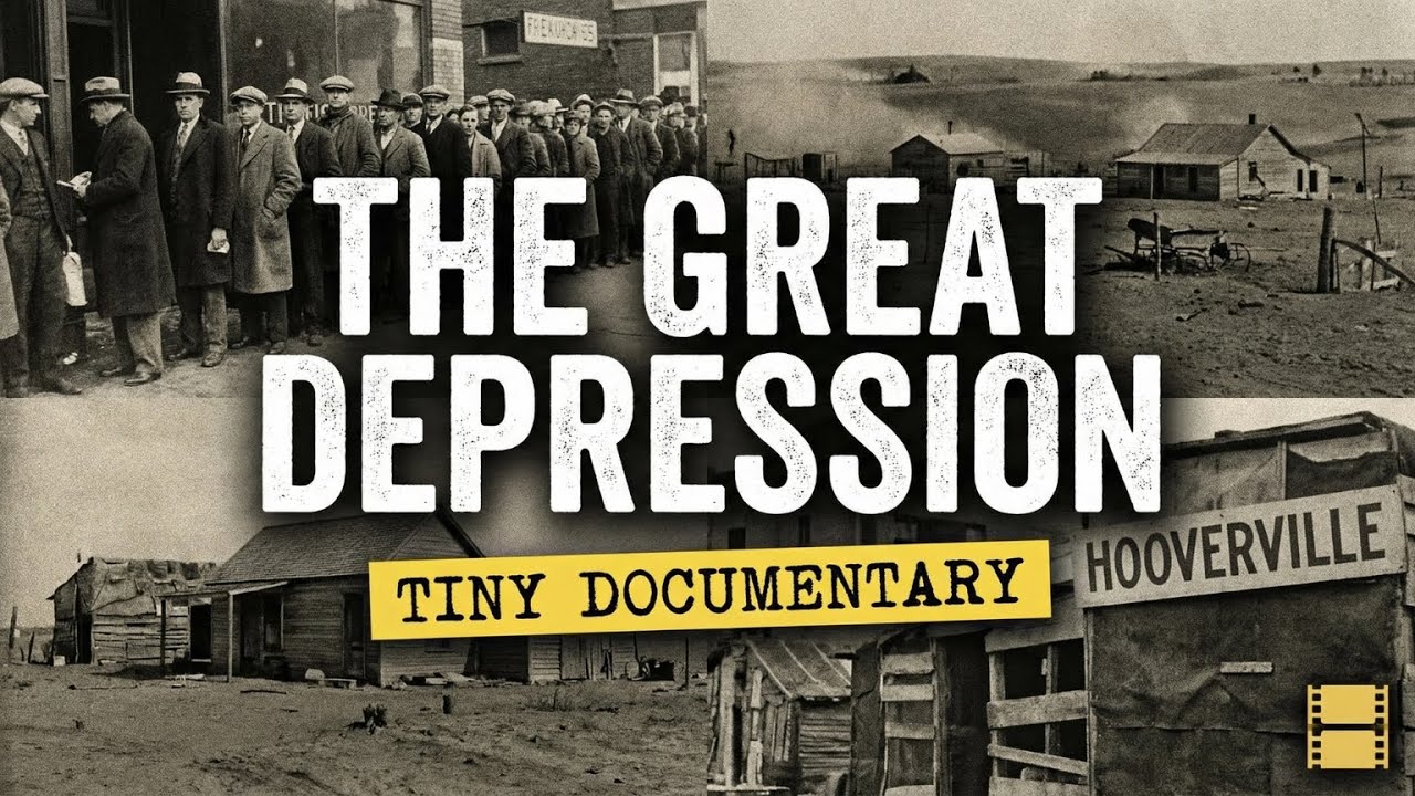 The Great Depression Explained — How America Collapsed in the 1930s (Tiny Documentary)