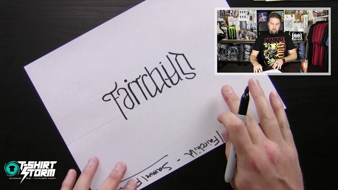 The Ambigram Artist S1E13 - Mark draws your ambigram comments the entire video! See if yours is here