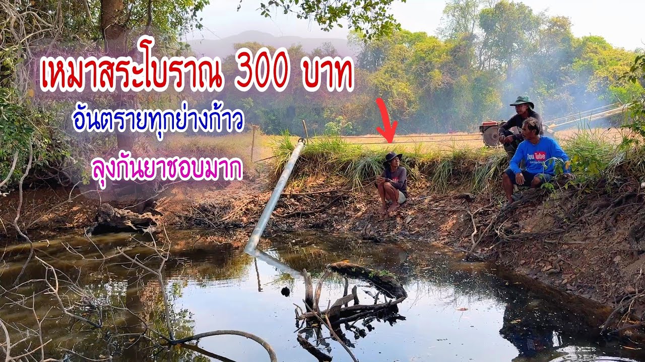 เหมาสระโบราณอันตรายทุกย่างก้าว ราคา 300฿ ปีที่แล้วไม่ได้สูบ ลุงกันยาบอกชอบมาก