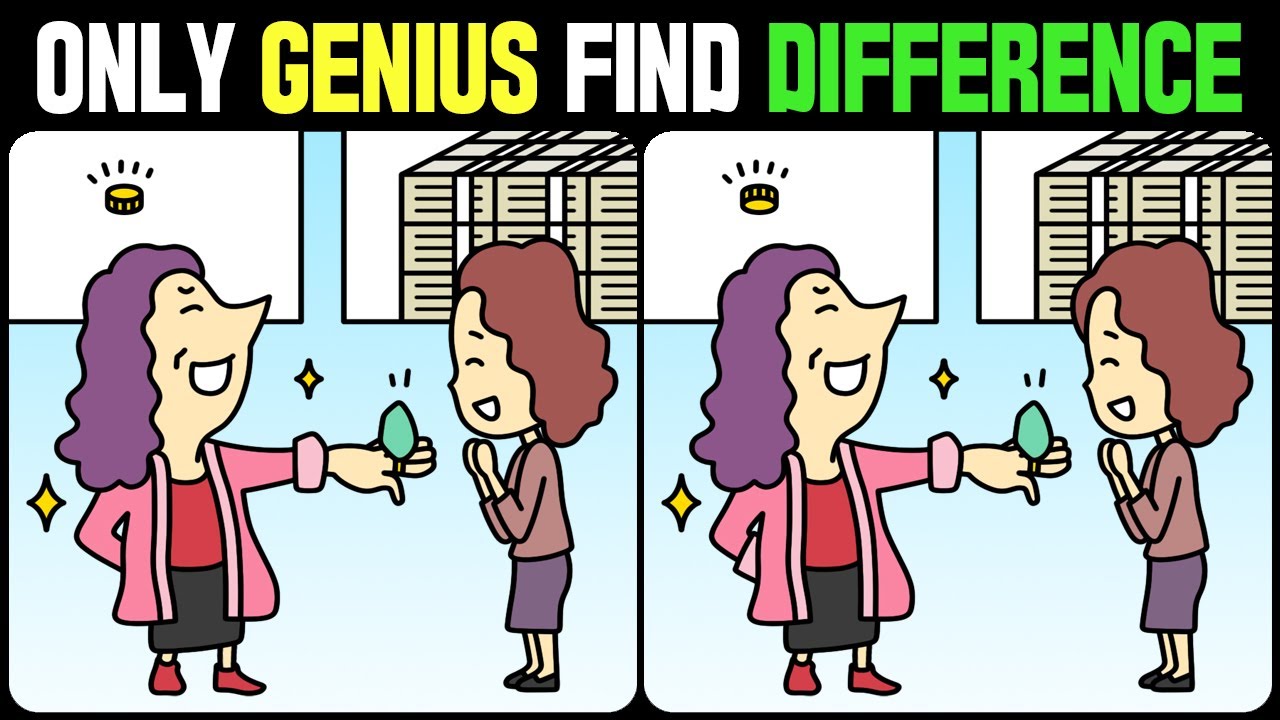 Spot The Difference : Only Genius Find Differences [ Find The Difference #662 ]