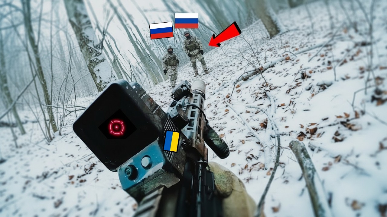 Ukrainian Soldiers Observe Russian Troops in a Forest Area — Then This Happened