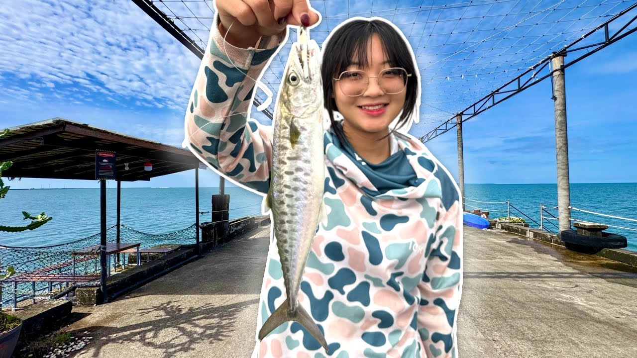 ตกปลาสะพานที่พัก ชโรม คาเฟ่ จ.ตราด (ตราดไม่ข้ามเกาะ EP.5)