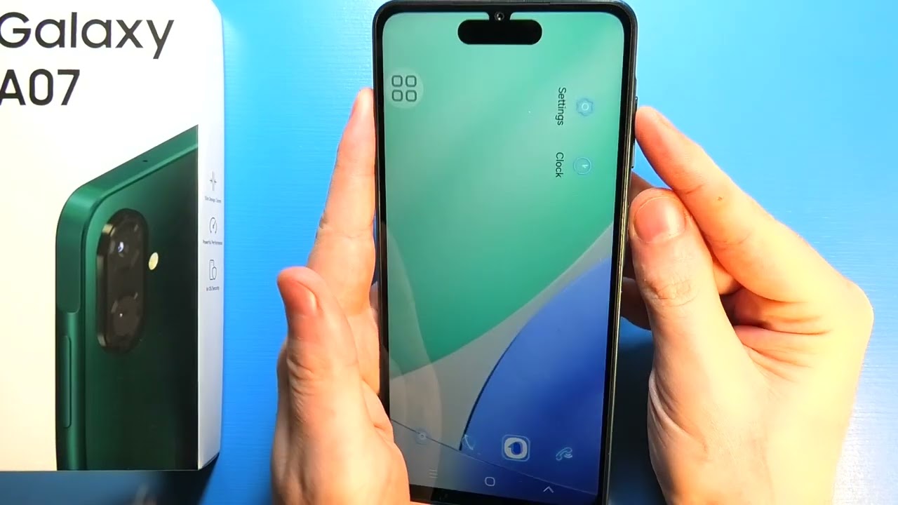 Samsung Galaxy A07: Как сделать скриншот