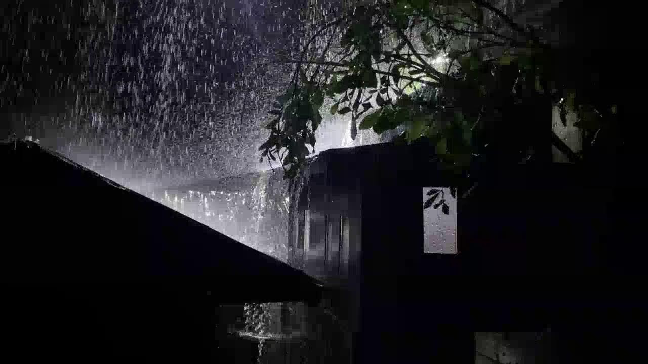 Natural Rain Sounds on Tin Roof – No Music, No Talking