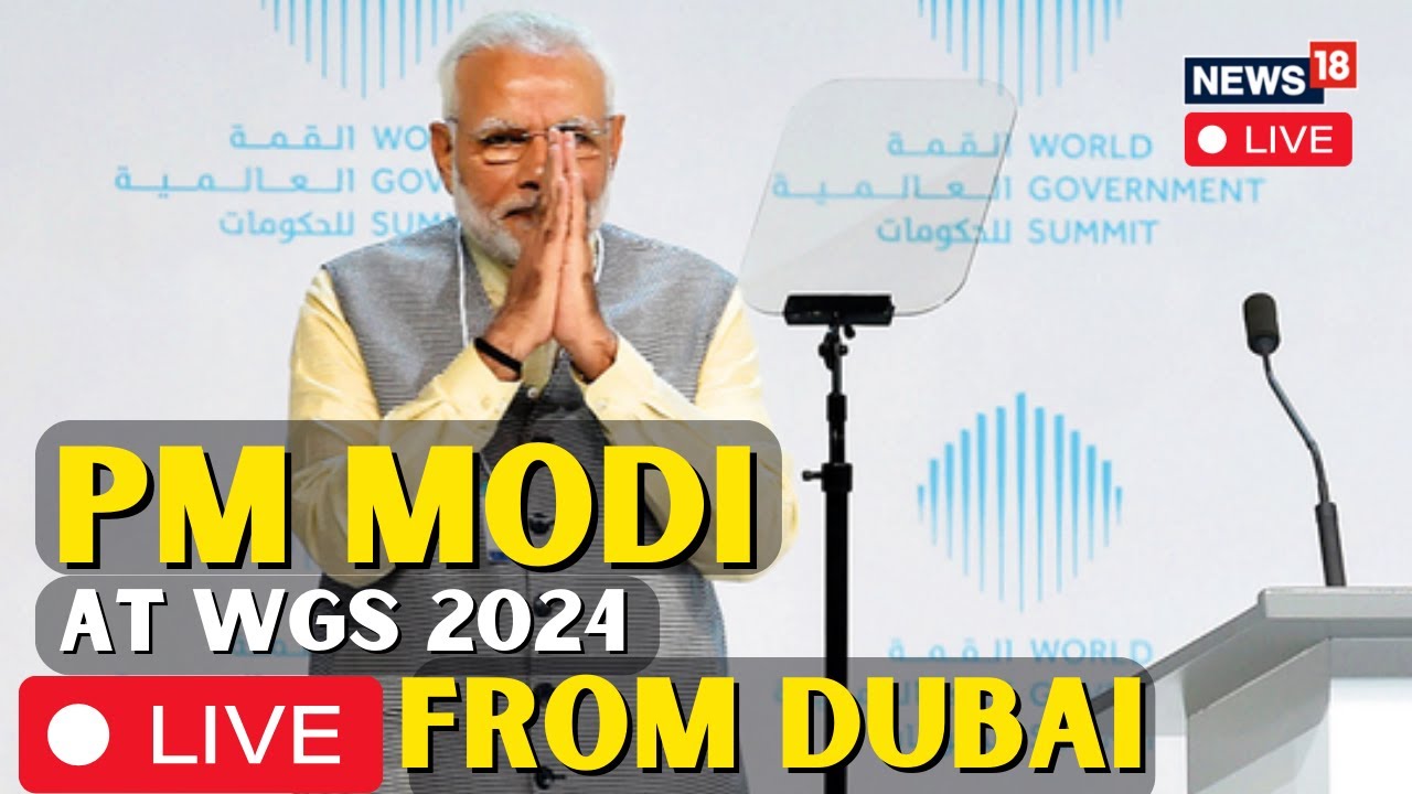 PM Modi In UAE | PM Modi Speech Today At World Government Summit Live | PM Modi LIVE | News18 Live