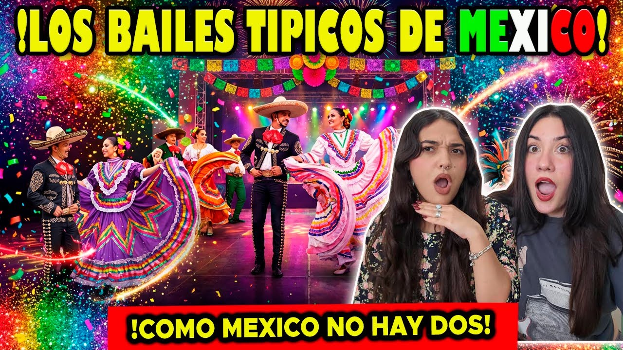 CUBANAS REACCIONAN a LOS 5 BAILES TIPICOS DE MEXICO