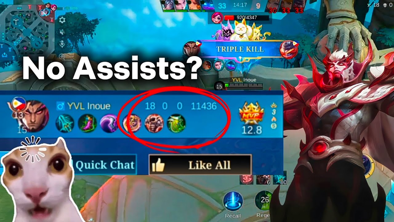 Yu Zhong No Deaths and Assists?😱🤯