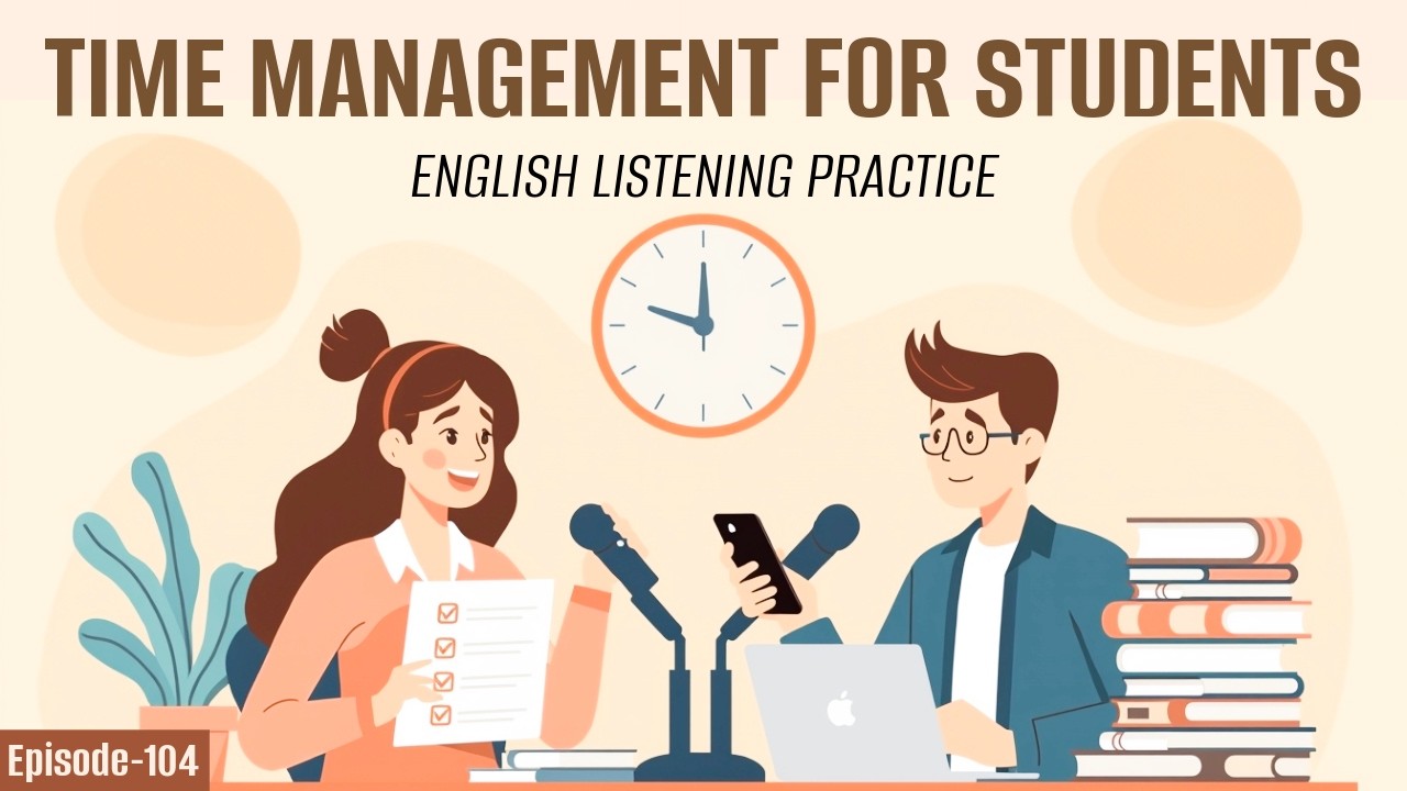 Time Management Tips for Students | English Listening Practice | English Podcast