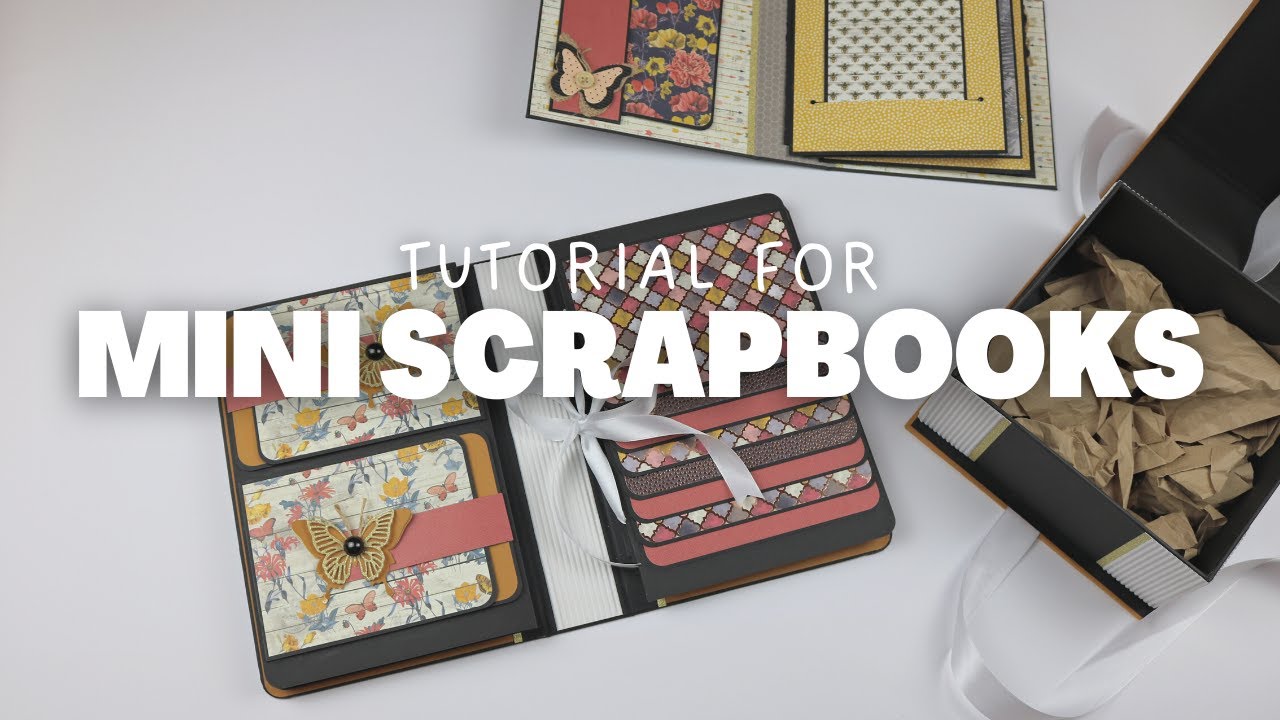 2 Mini Scrapbook Albums - Tutorial