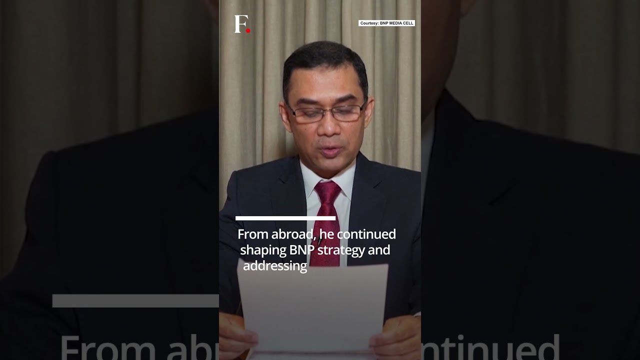 #FirstpostNews | From Exile to Power: The Rise of Tarique Rahman