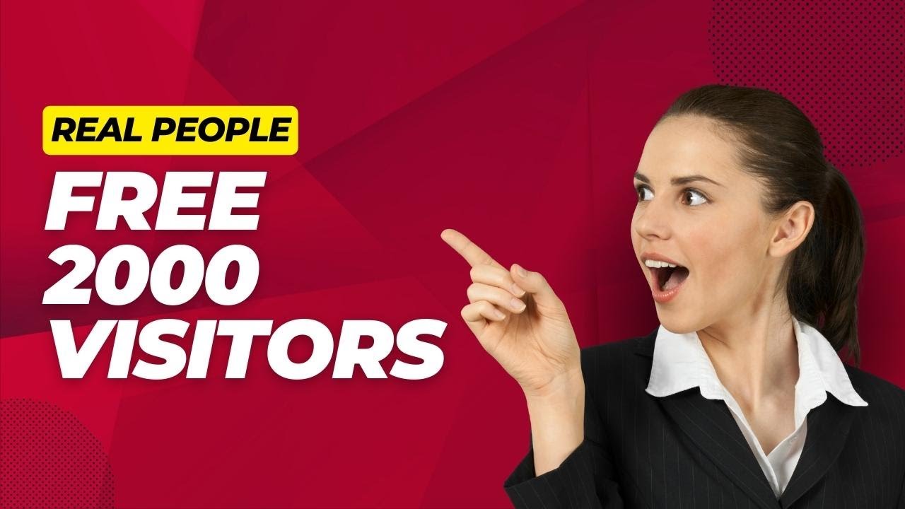 2500 free visitors! Best website traffic source for 2024! Simple Traffic Review