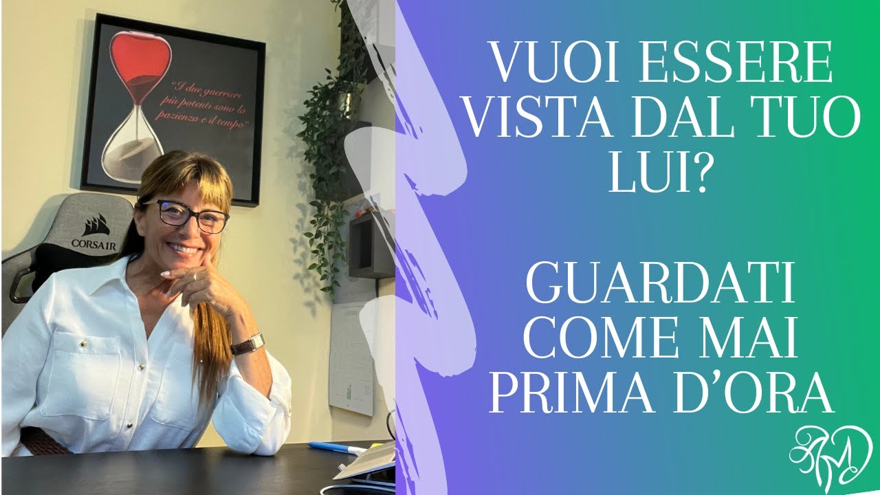 Vuoi sentirti vista da lui ? Inizia tu a guardarti davvero