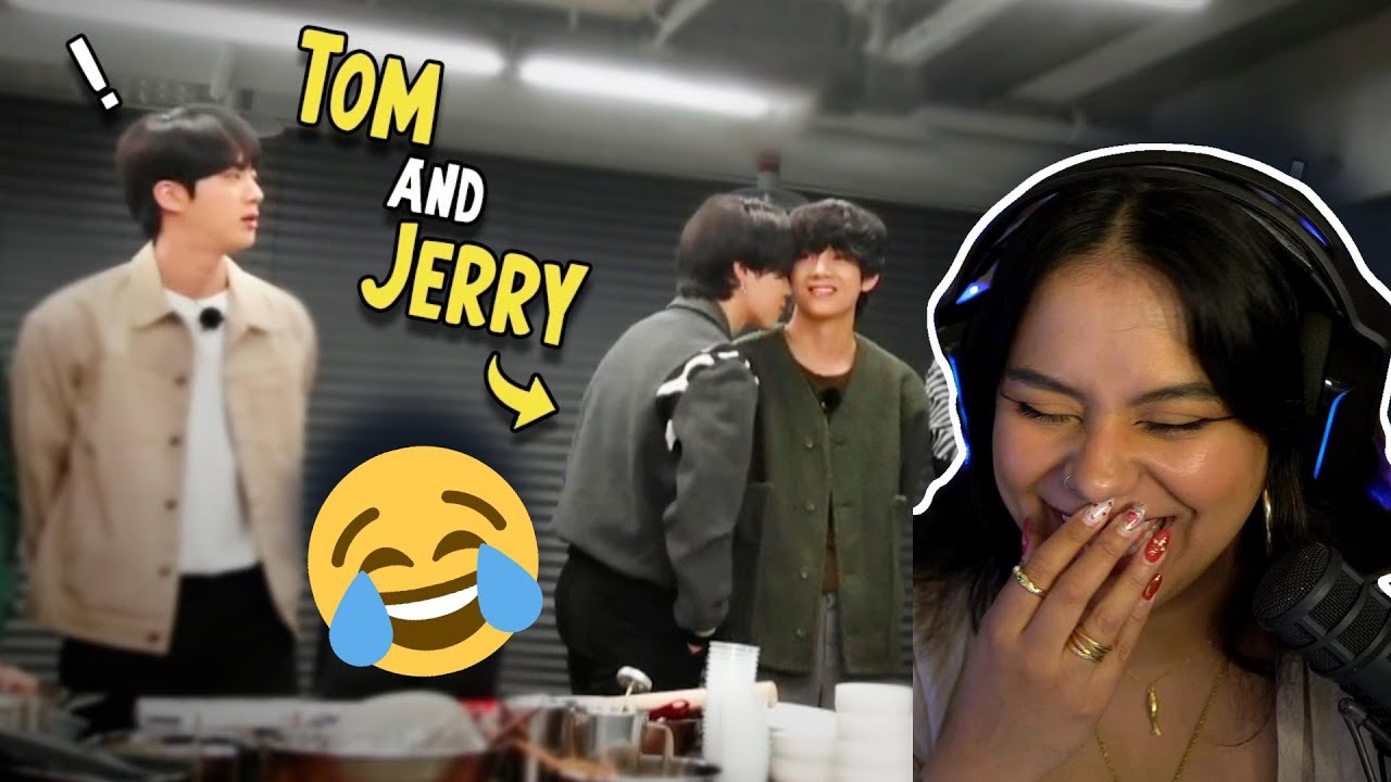 V + JIMIN = Tom & Jerry REACTION 😂