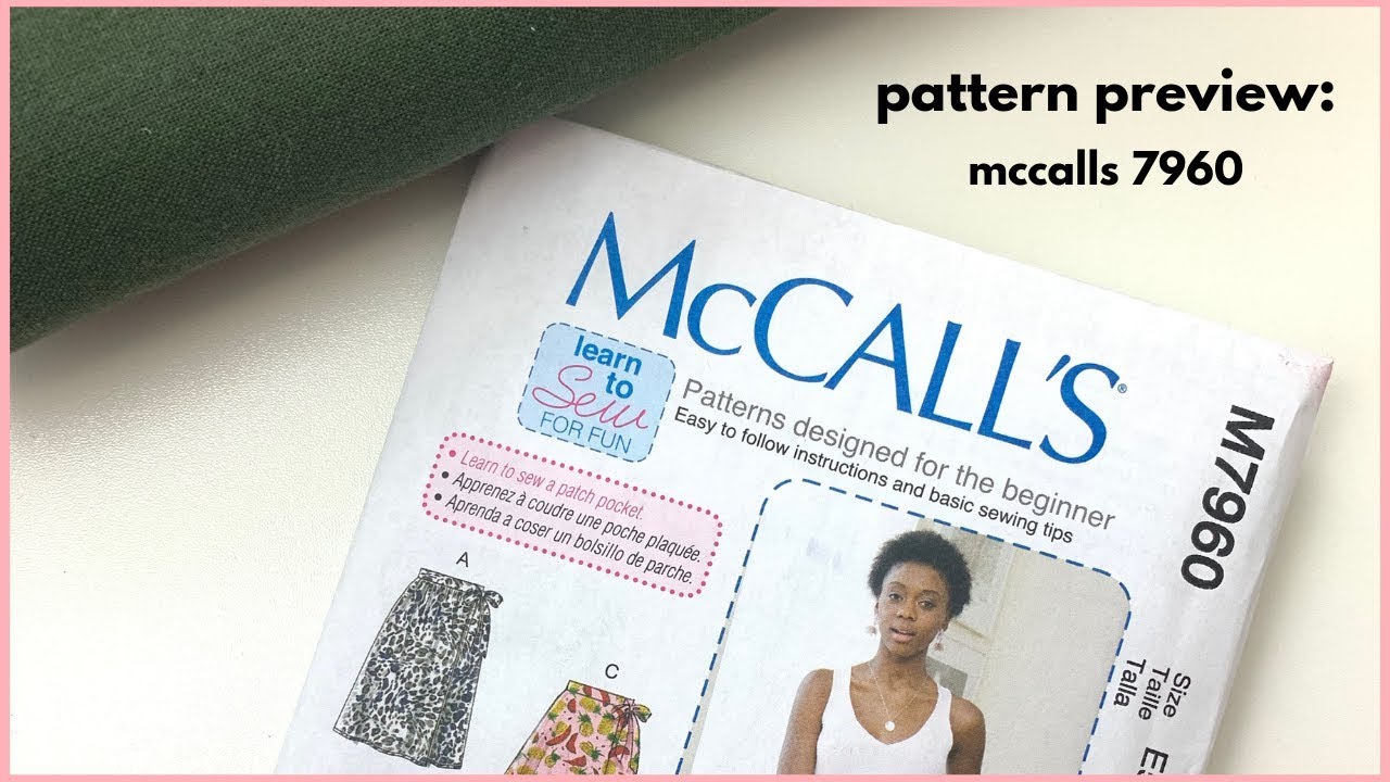 PATTERN PREVIEW: MCCALLS 7960