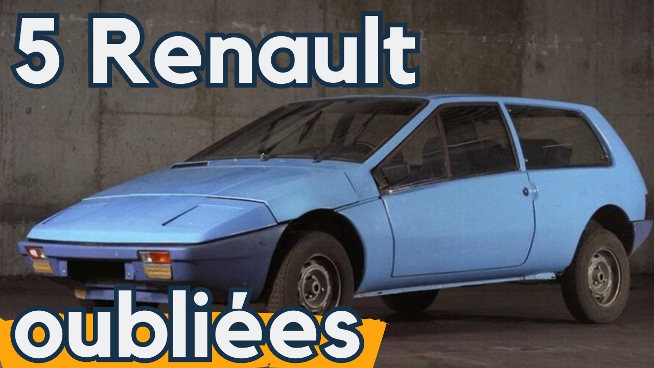 5 Renault tombées dans l'oubli et qu'on a failli avoir sur nos routes