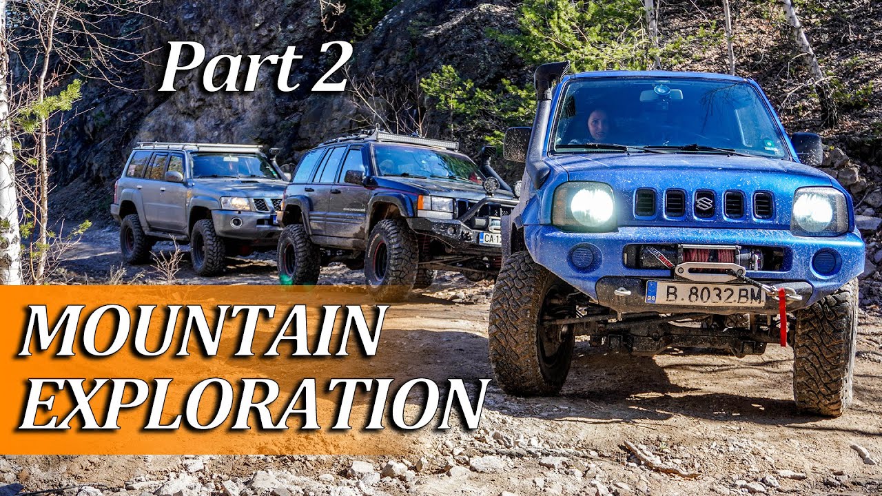 Overland 4x4 Mountain Exploration PART 2 | Suzuki Jimny off road, Jeep Cherokee, Nissan Patrol