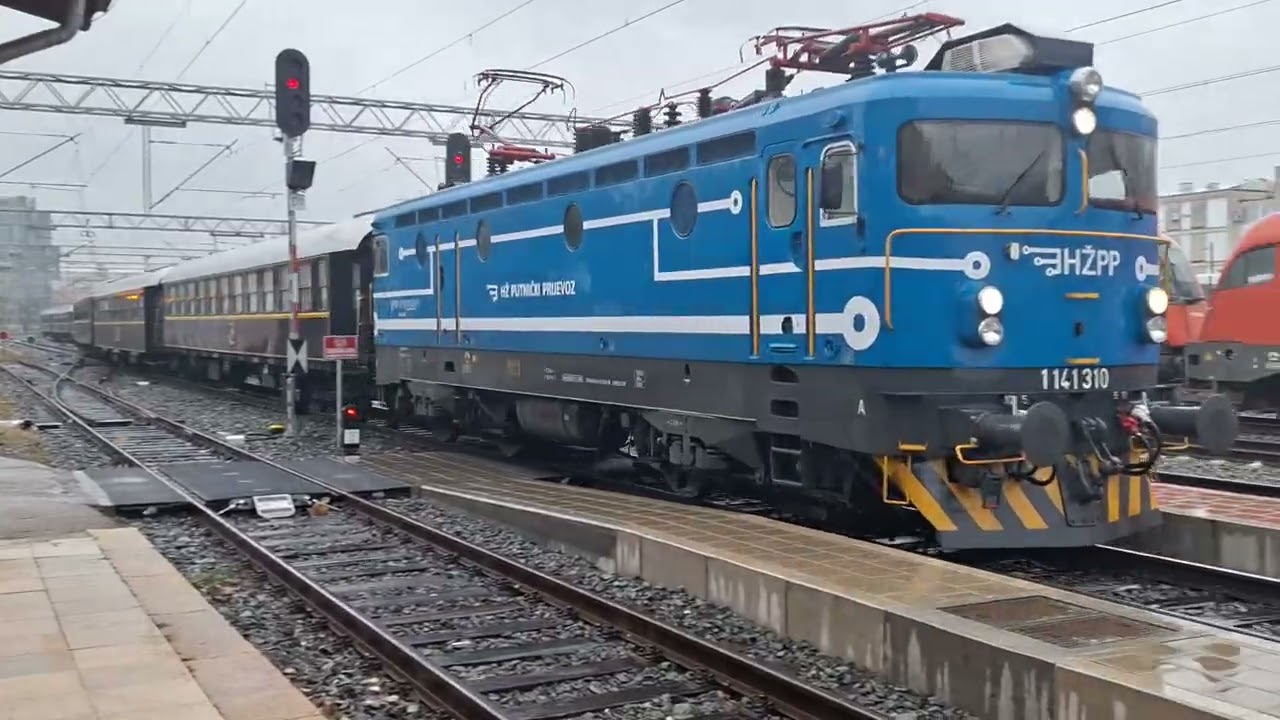 HR HŽPP 1963 - ASEA 1 141 310 HŽPP + Poseban vlak kroz Zagreb Zapadni.2.1.2016.